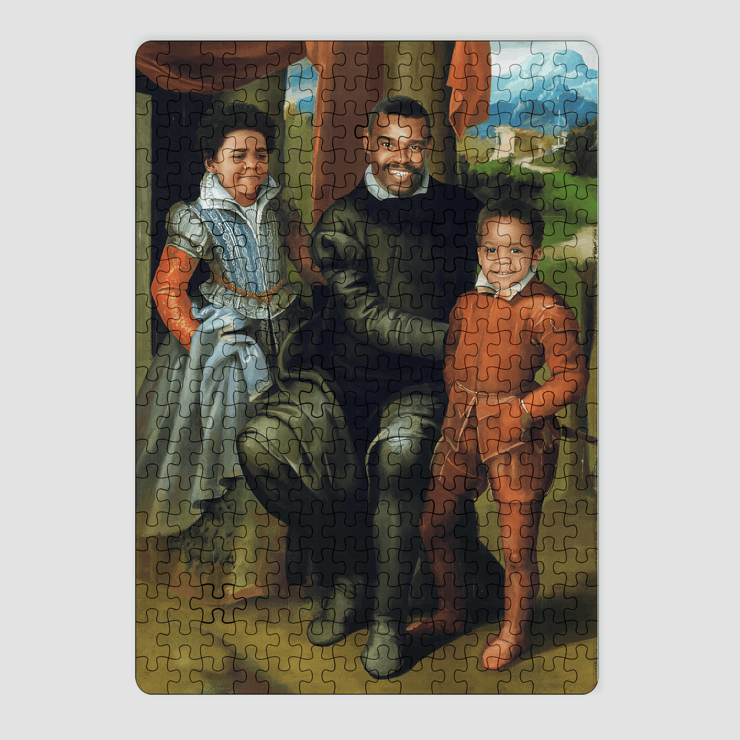 The Family of Three - Custom Puzzle