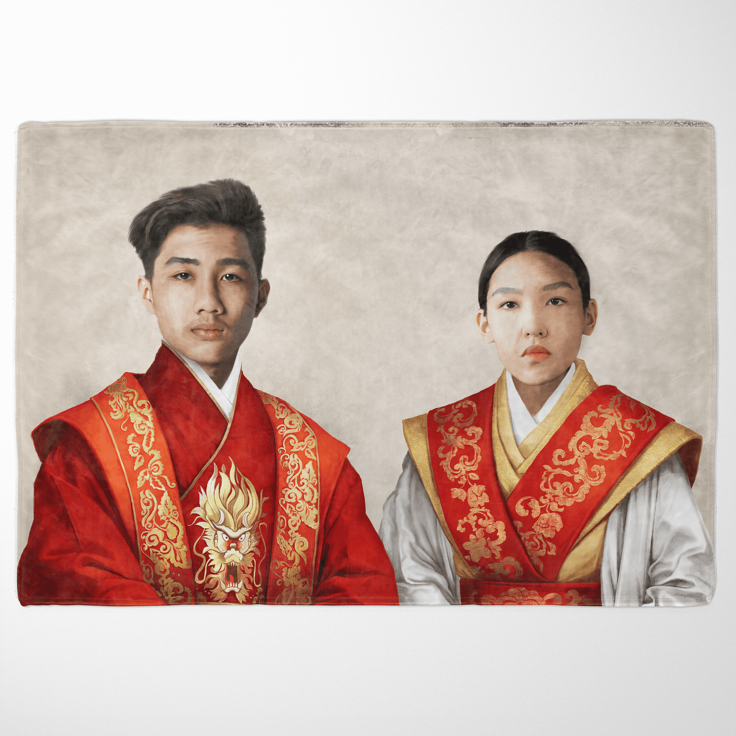 The Asian Rulers - Custom Fleece Blanket
