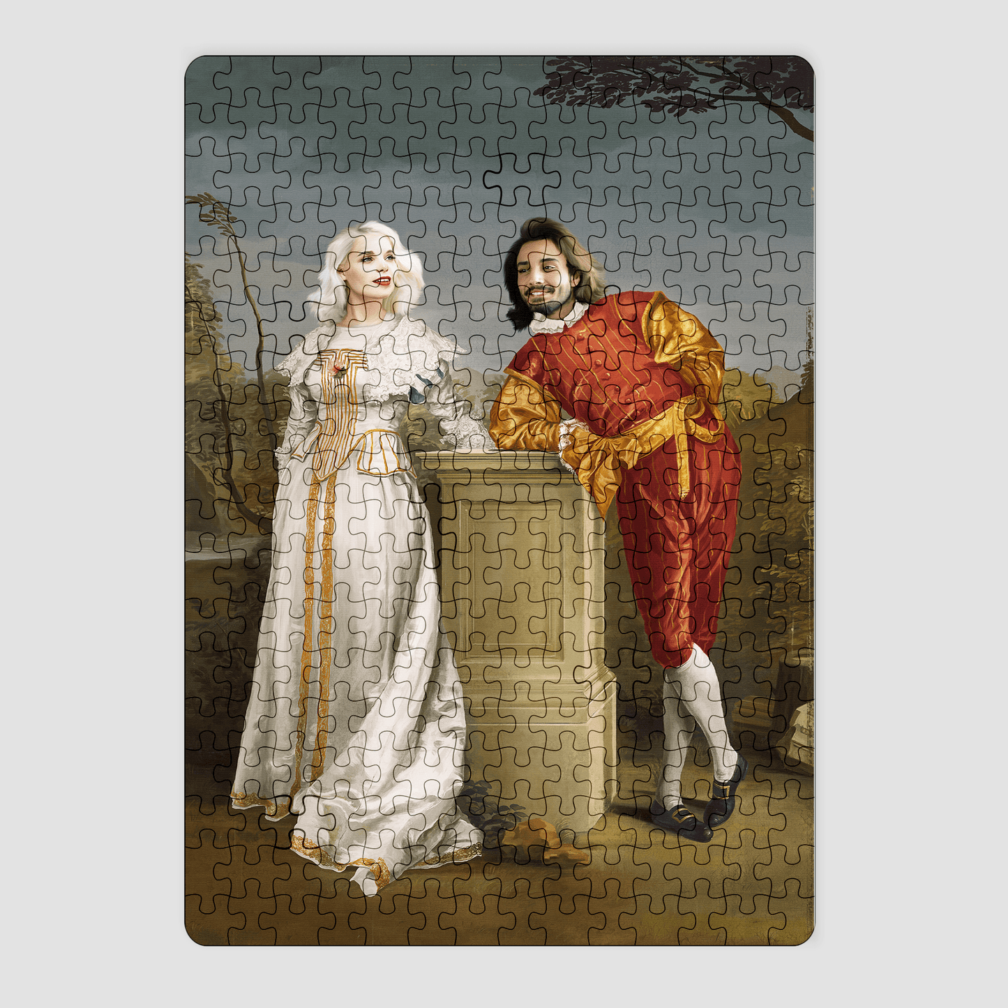The Courtly Couple - Custom Puzzle