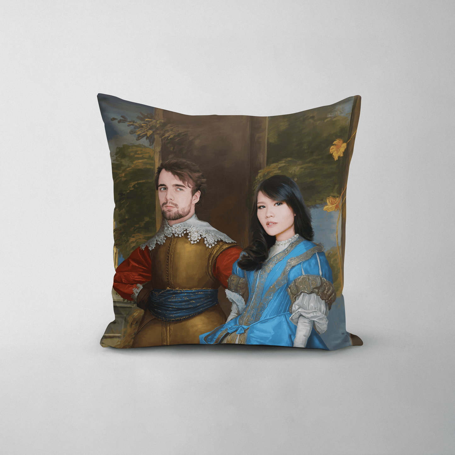 The Fancy Date - Custom Throw Pillow