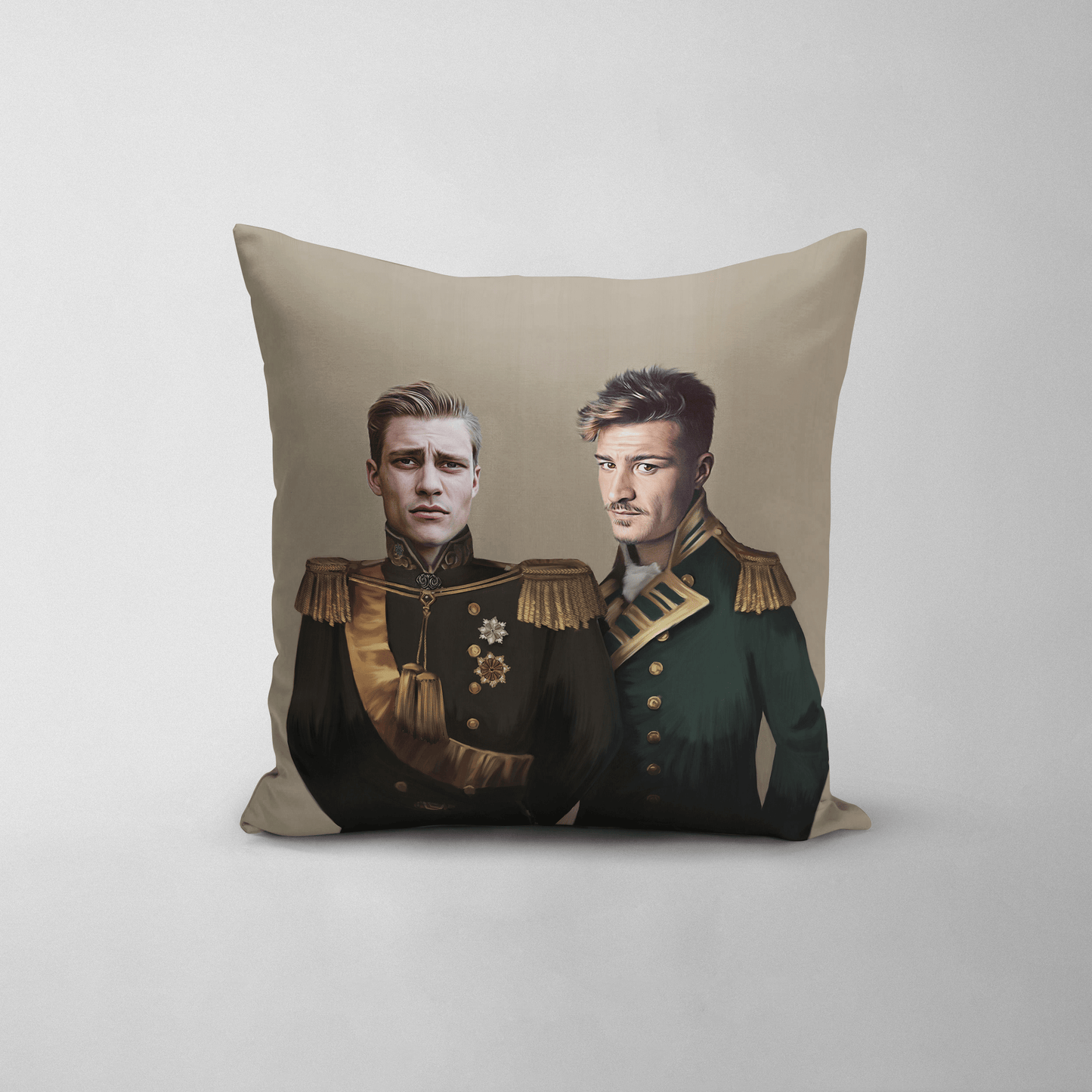 The Brothers In Arms - Custom Throw Pillow