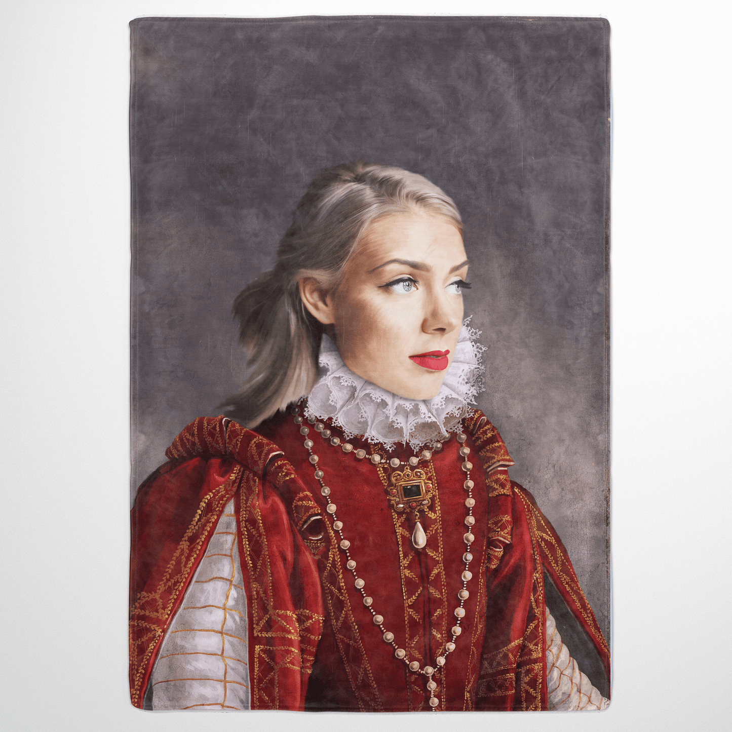 The Queen of Roses - Custom Fleece Blanket