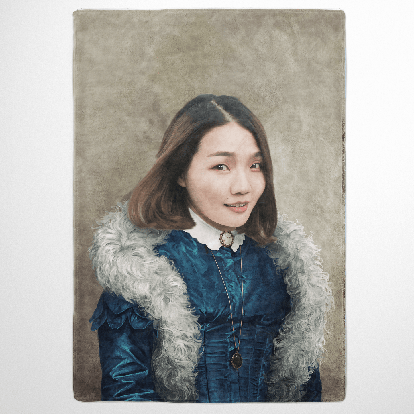 The Boa Lady - Custom Fleece Blanket