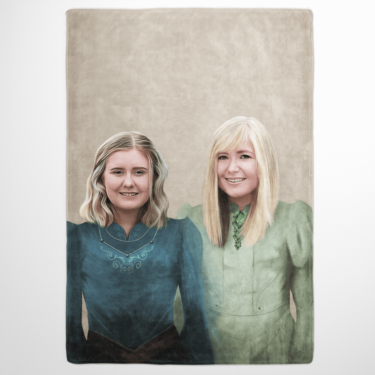 The Little Ladies - Custom Fleece Blanket