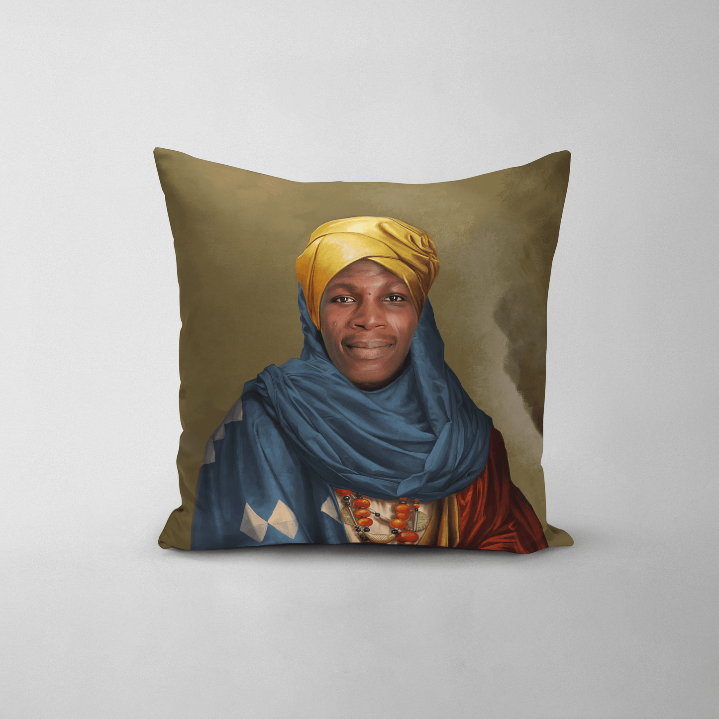 The African Prince - Custom Throw Pillow