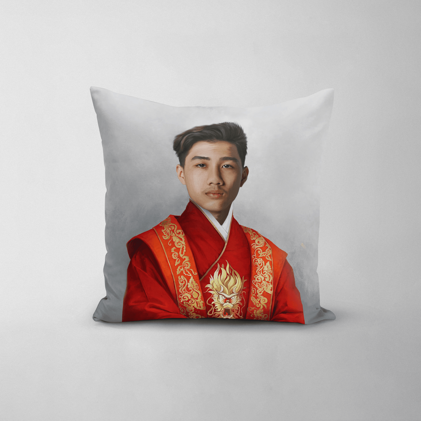 The Asian Emperor - Custom Throw Pillow