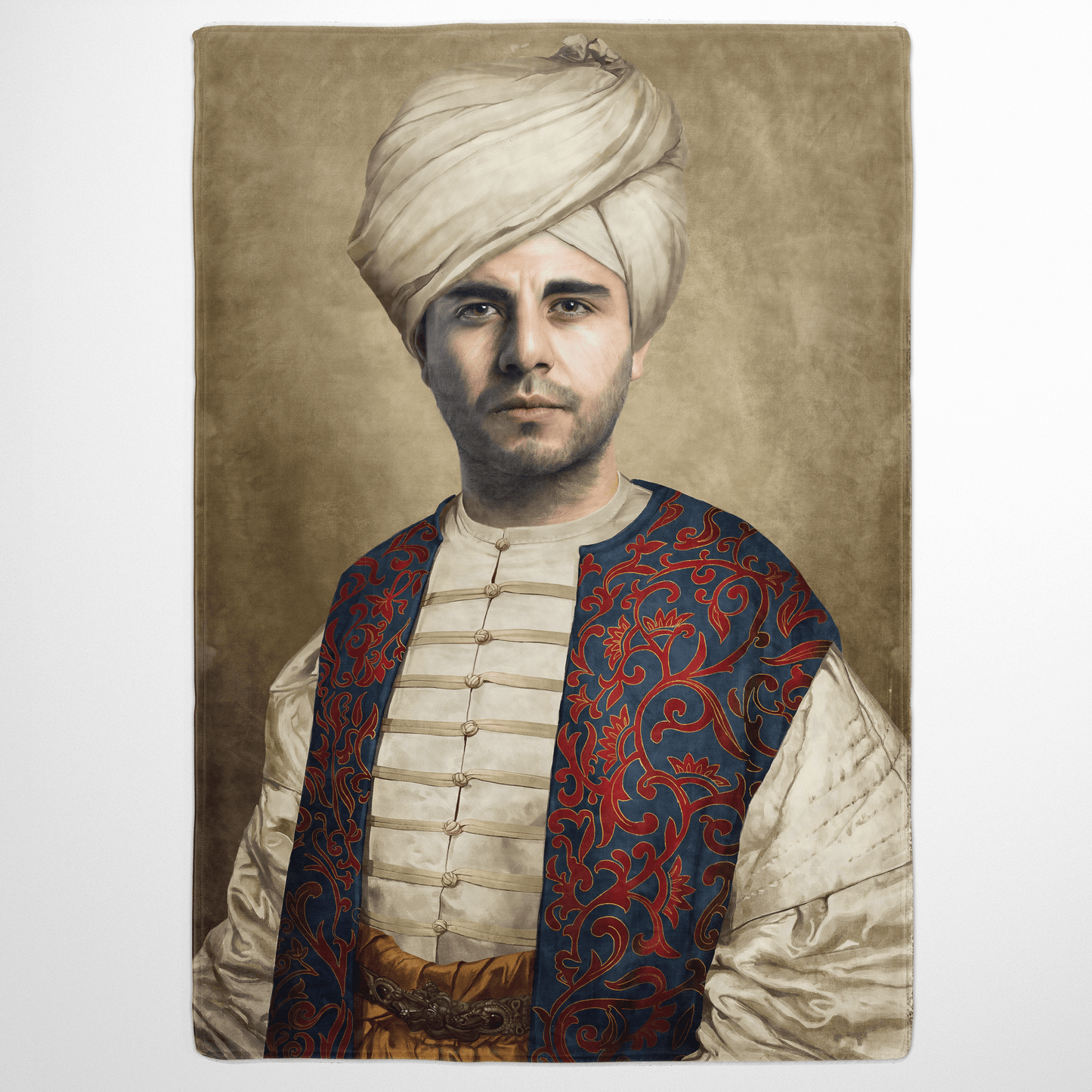 The Sultan - Custom Fleece Blanket