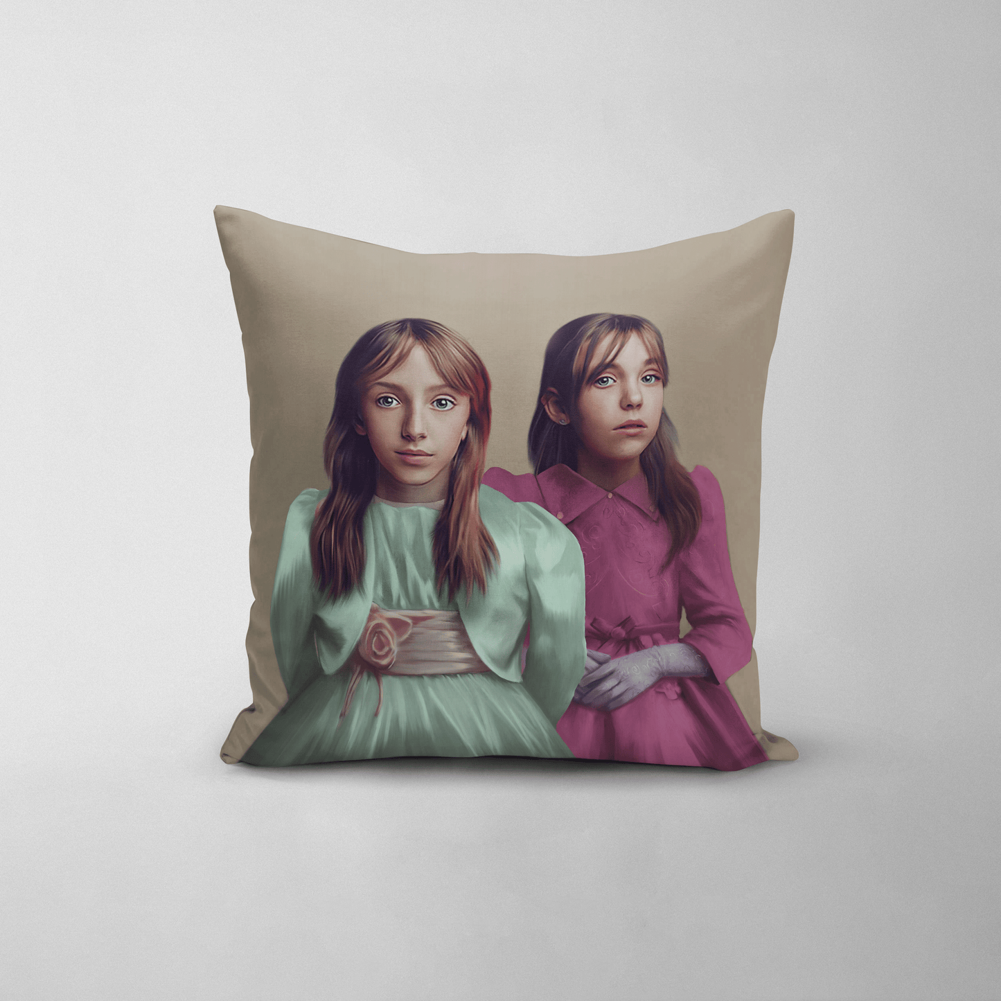 The Sisters - Custom Throw Pillow