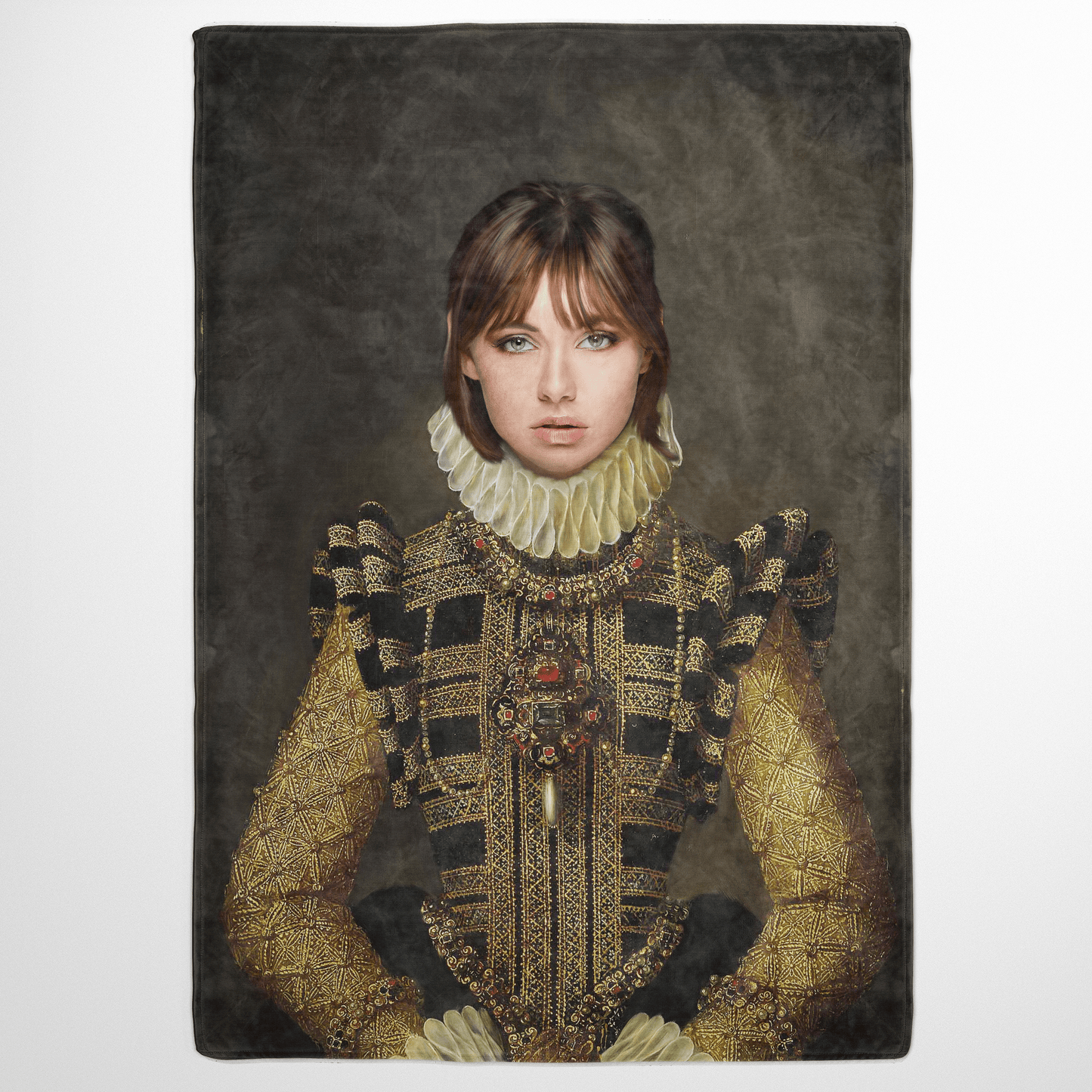 The Dame - Custom Fleece Blanket