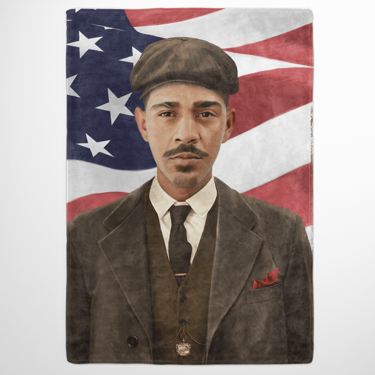 The Peaky Blinder USA Edition - Custom Fleece Blanket