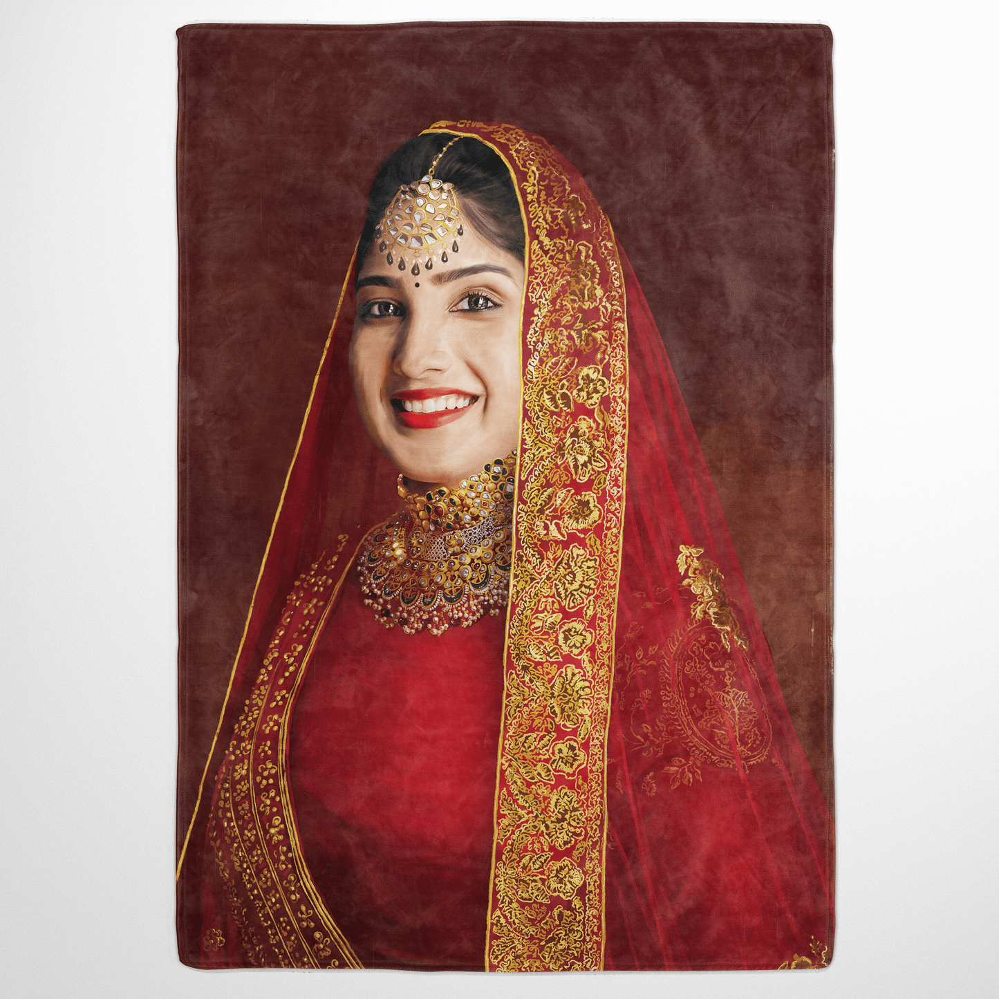 The Indian Rani - Custom Fleece Blanket
