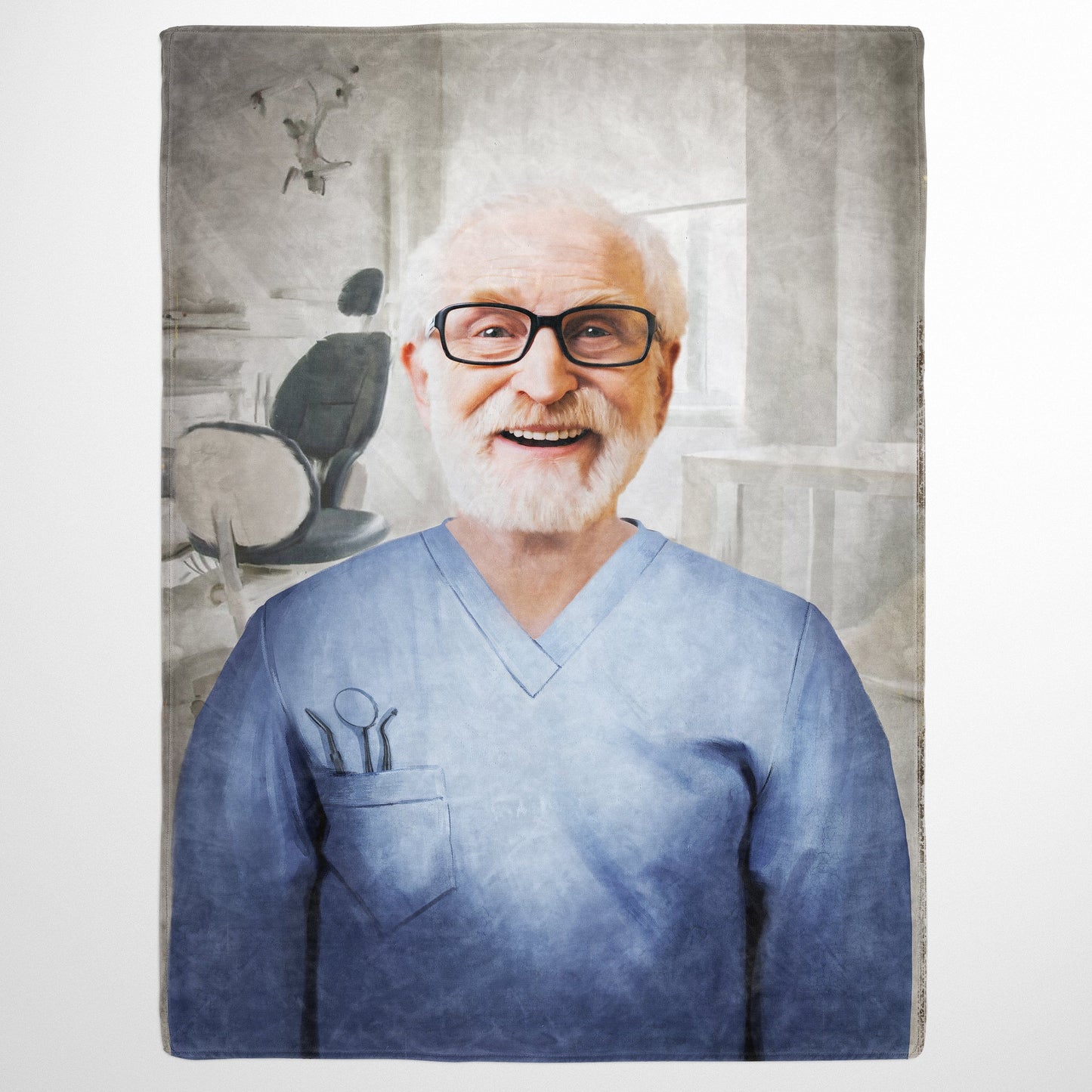 The Dentist - Custom Fleece Blanket