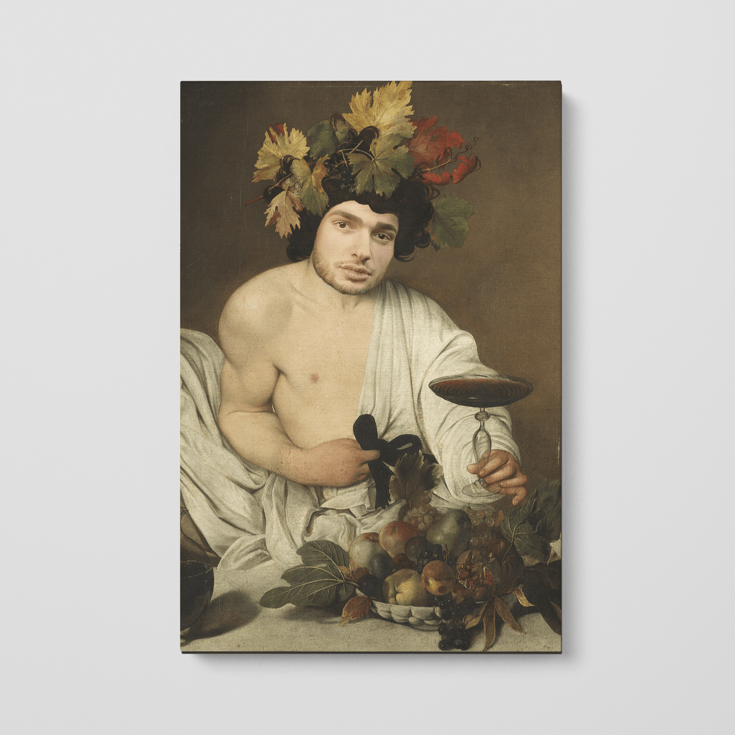 Custom Portrait of Bacchus, 1596 by Caravaggio