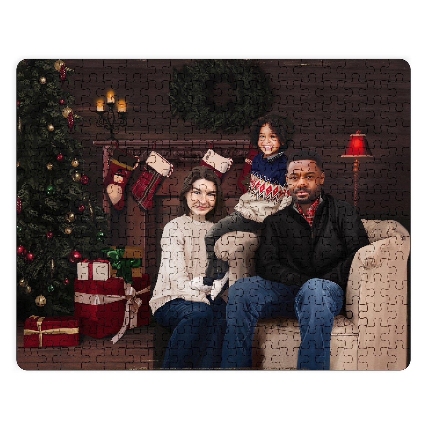 The Family Christmas - Custom Puzzle