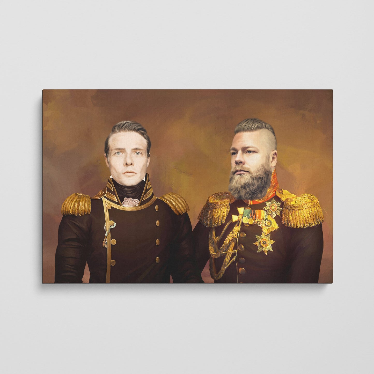 The Admiral and Veteran - Custom Canvas