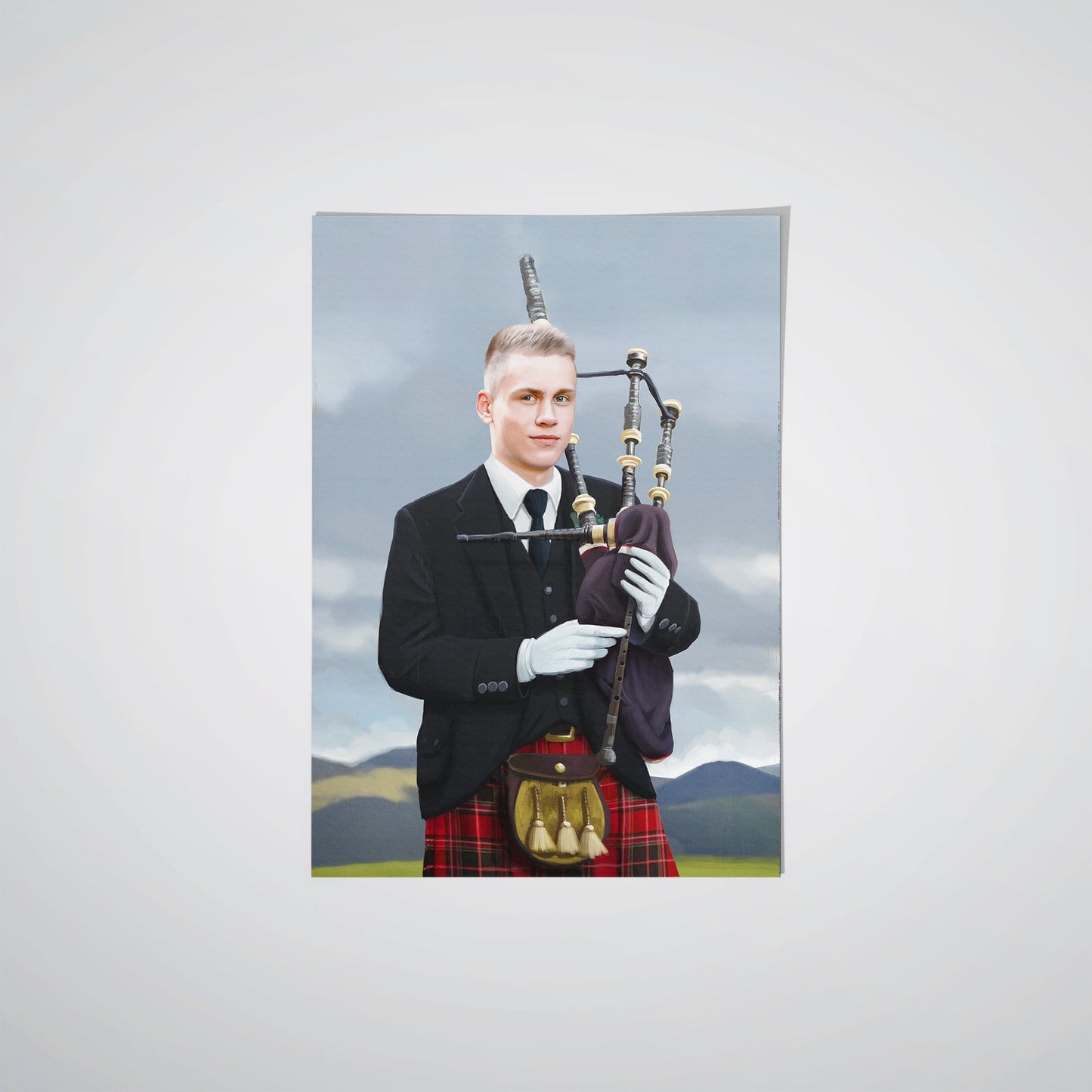 The Bagpiper - Custom Poster