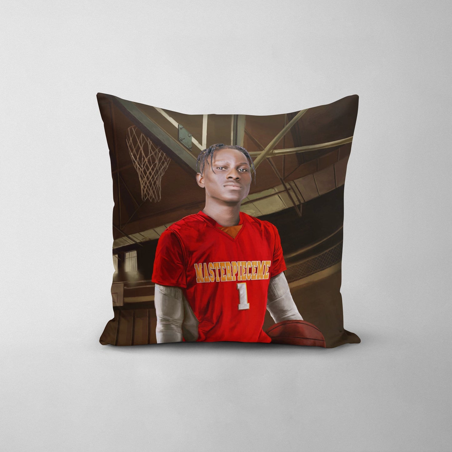 The Basketball Player - Custom Throw Pillow