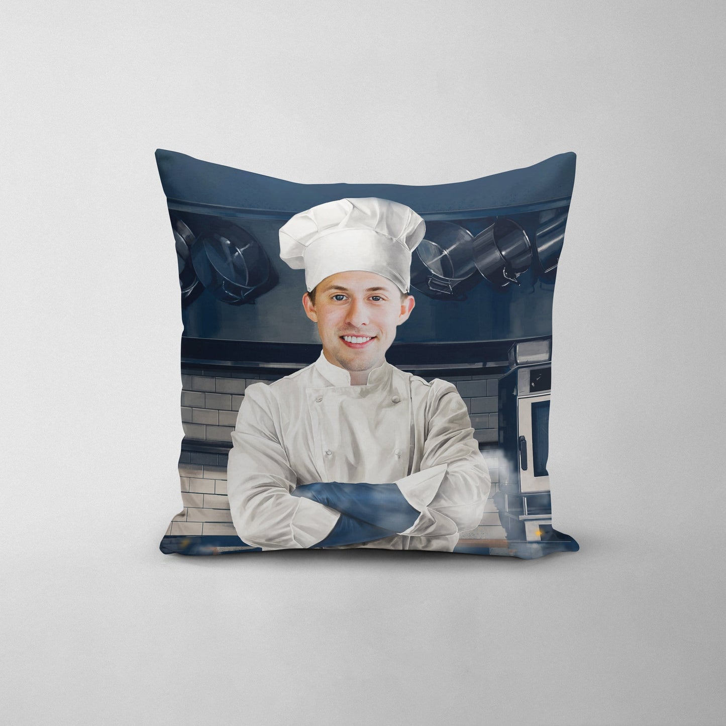 The Chef - Custom Throw Pillow