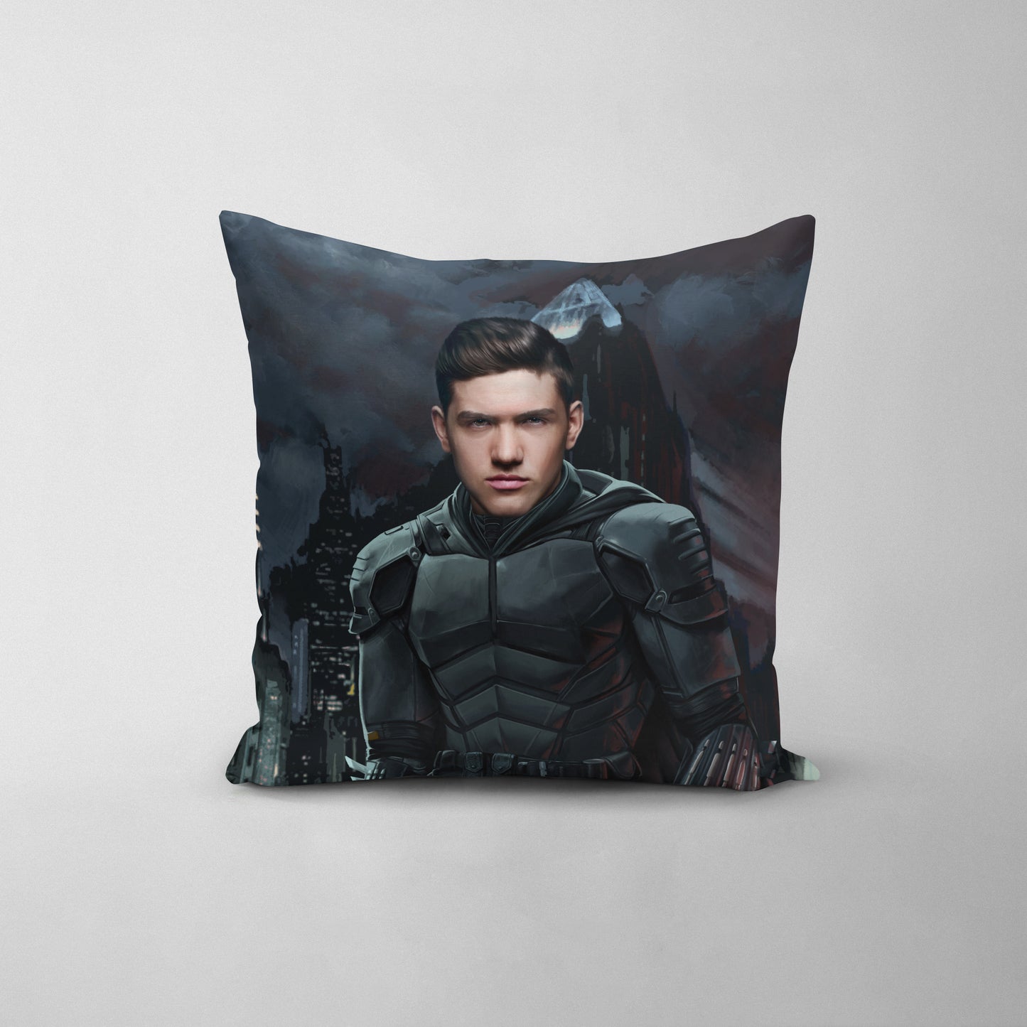 The Dark Bruce - Custom Throw Pillow