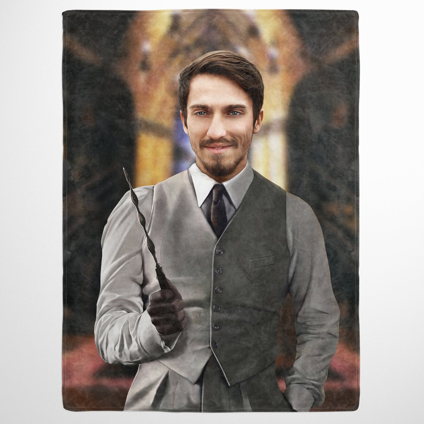 The Wise Wizard - Custom Fleece Blanket