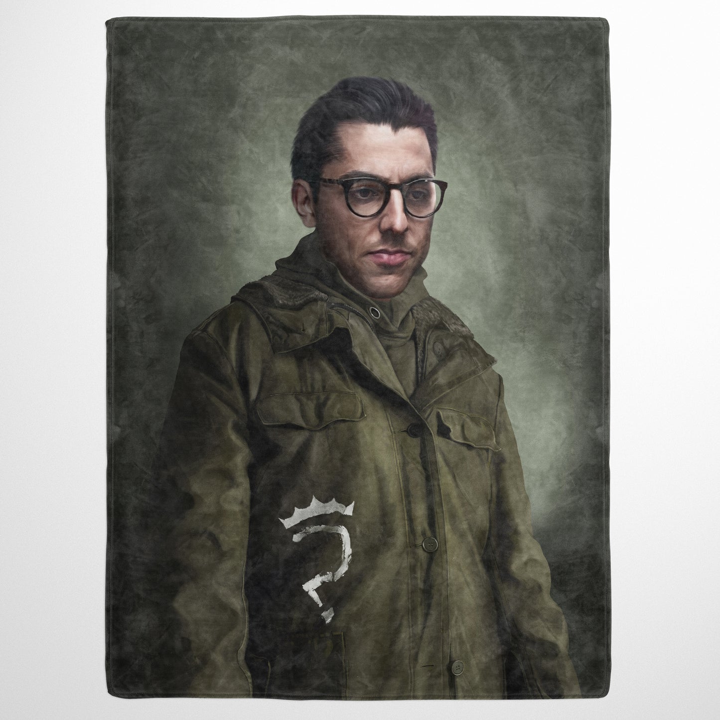 The Enigma - Custom Fleece Blanket