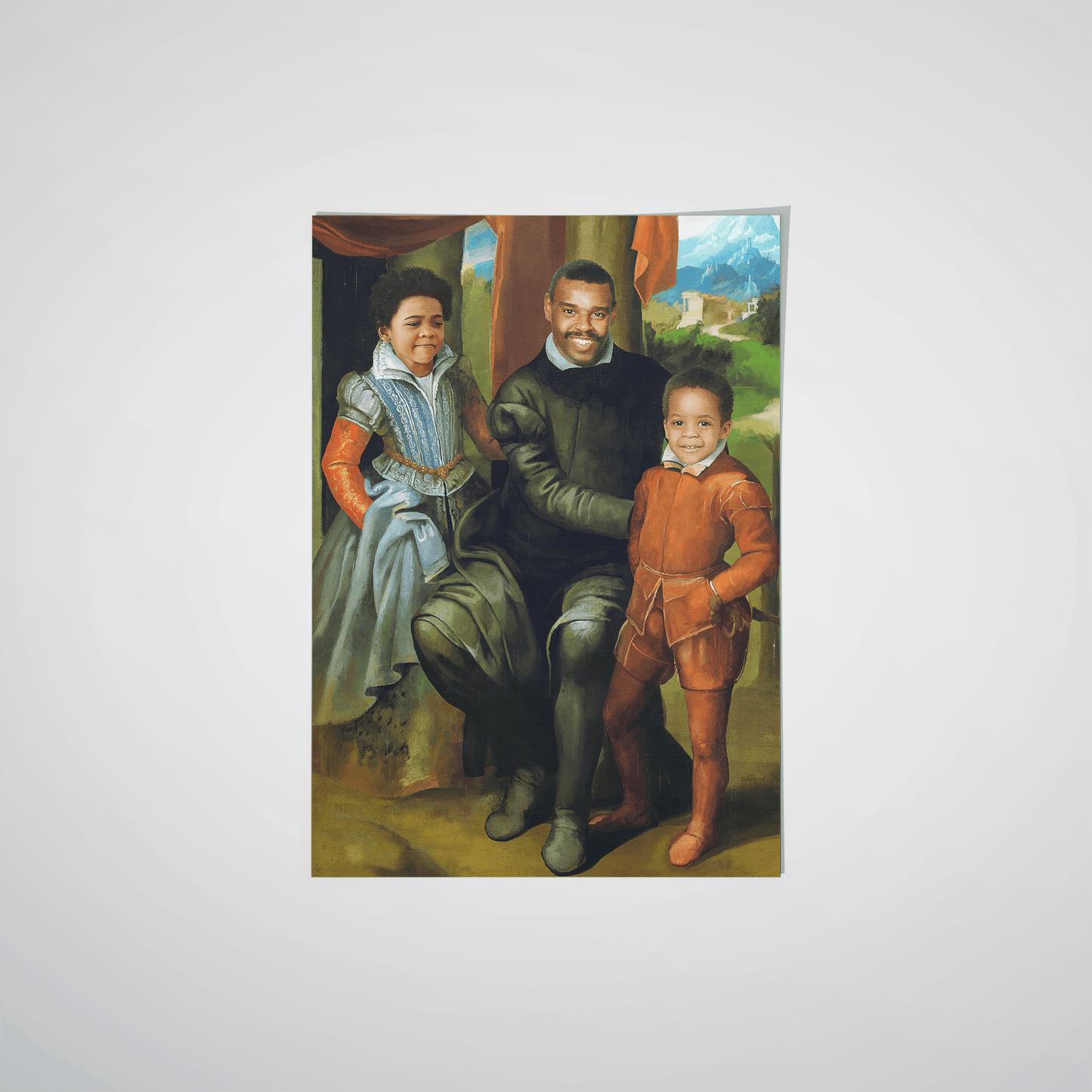 The Family of Three - Custom Poster