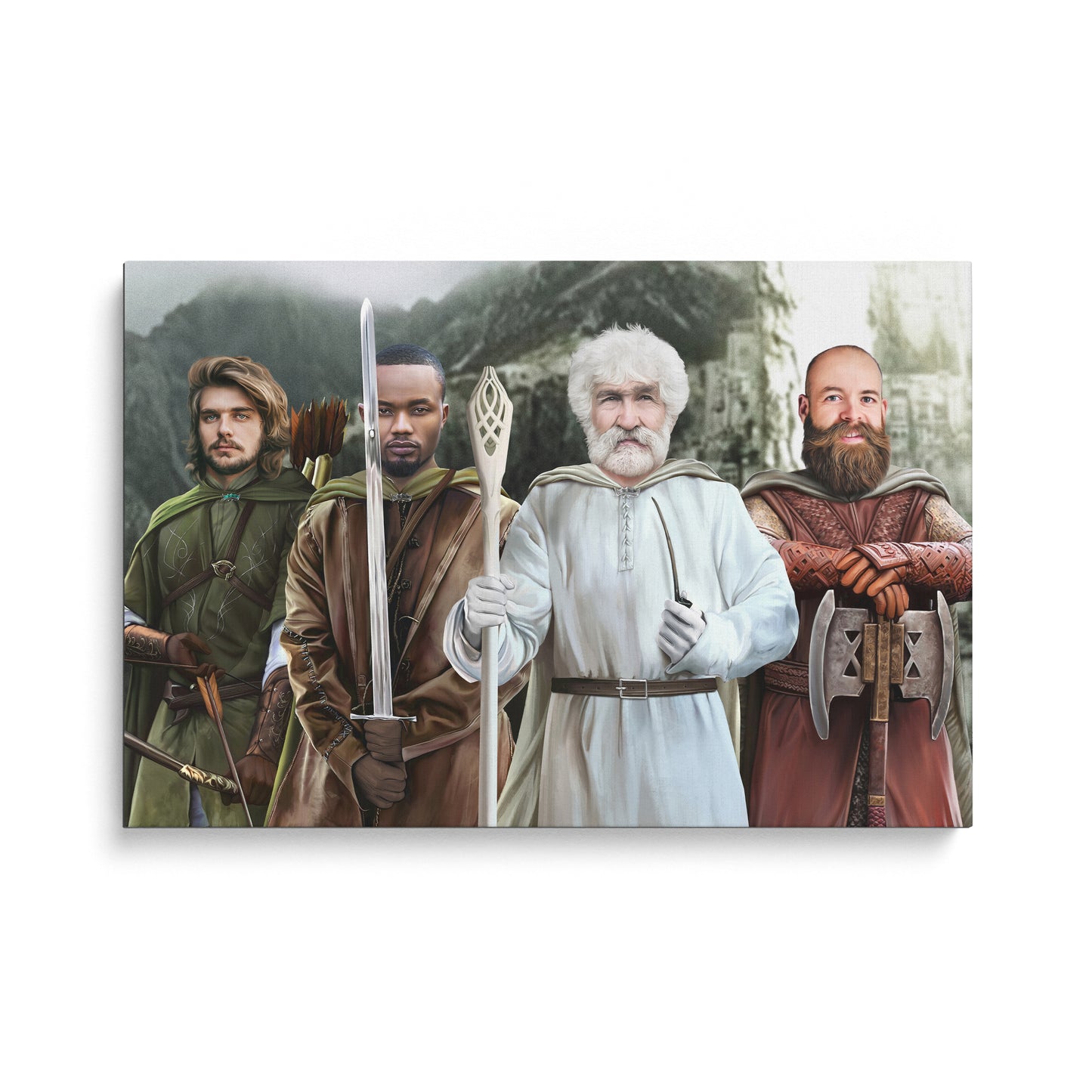 The Four Companions - Custom Canvas