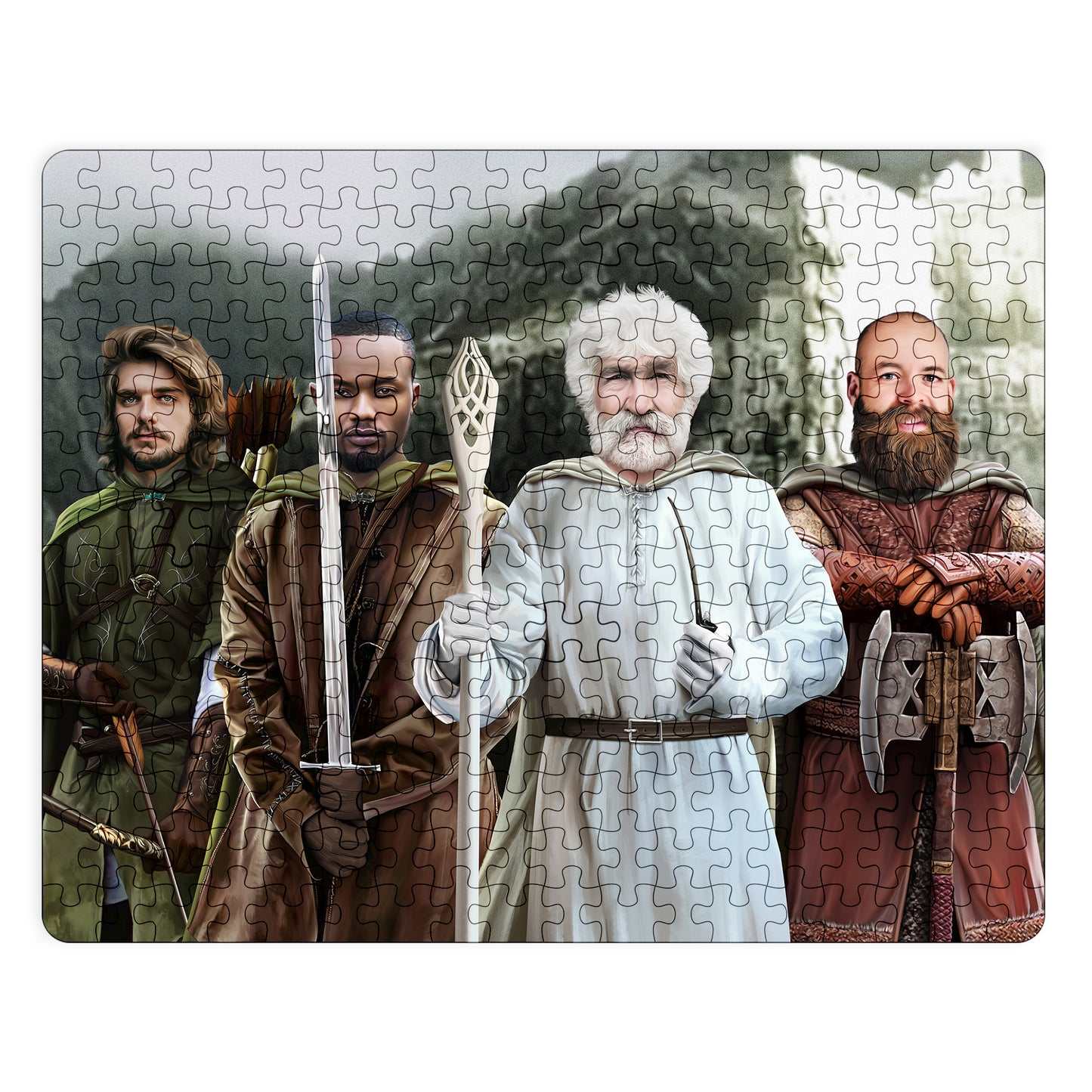 The Four Companions - Custom Puzzle