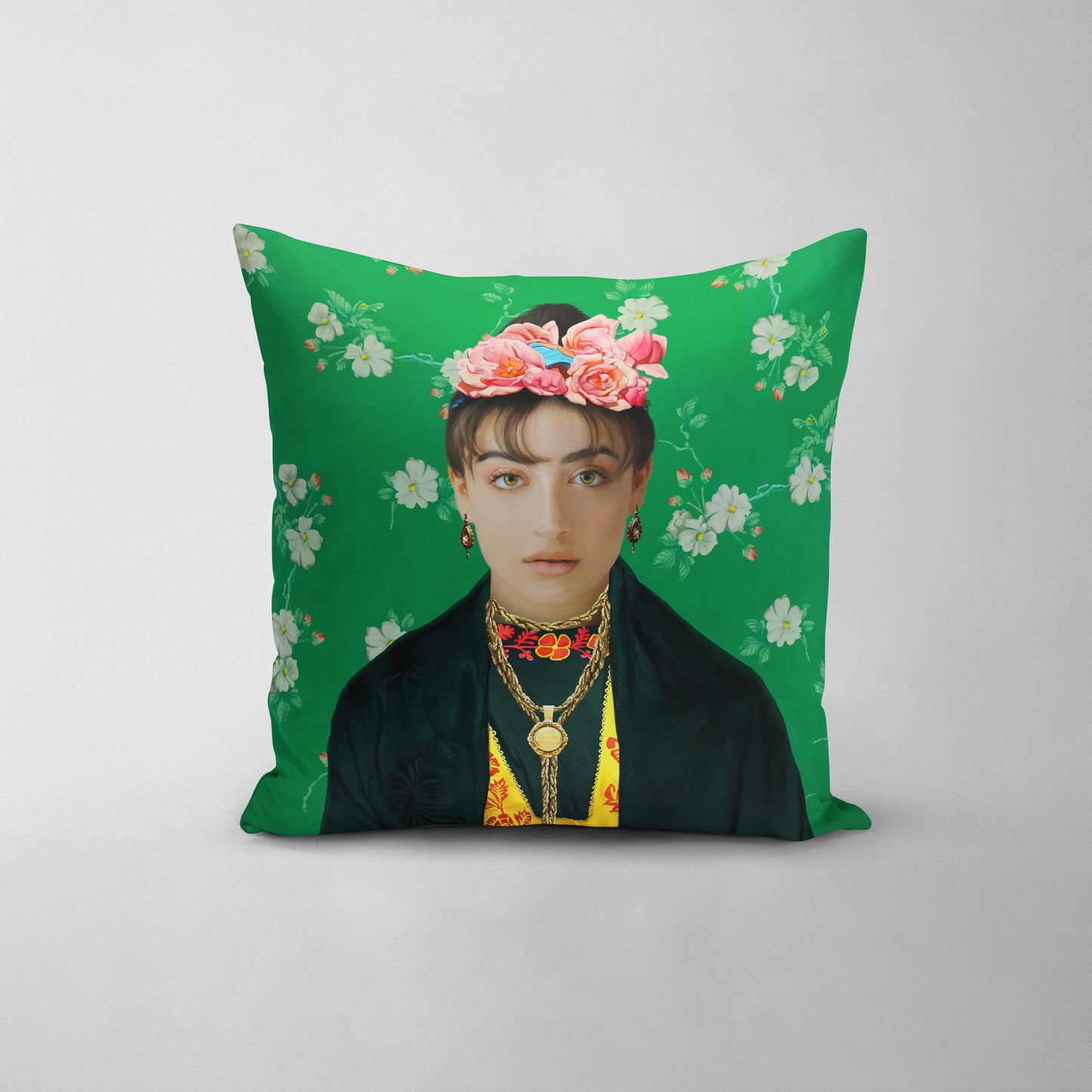 The Frida - Custom Throw Pillow