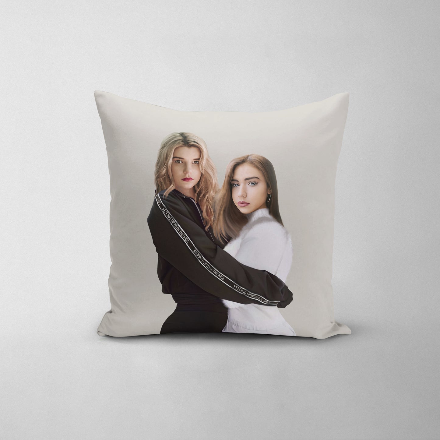 The Insta Sisters - Custom Throw Pillow