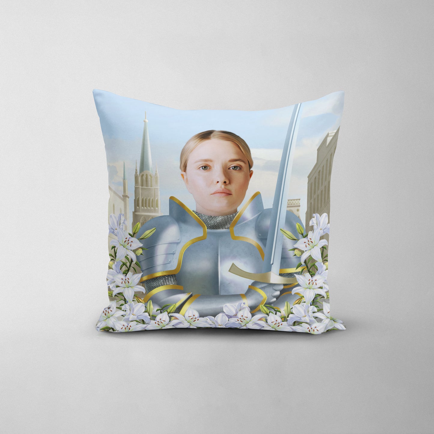 The Joan - Custom Throw Pillow