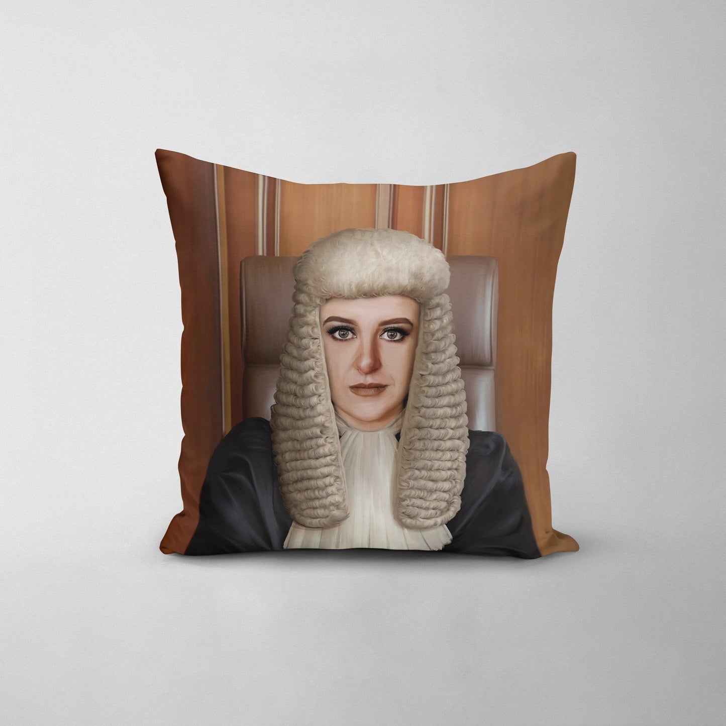 The Judge - Custom Throw Pillow