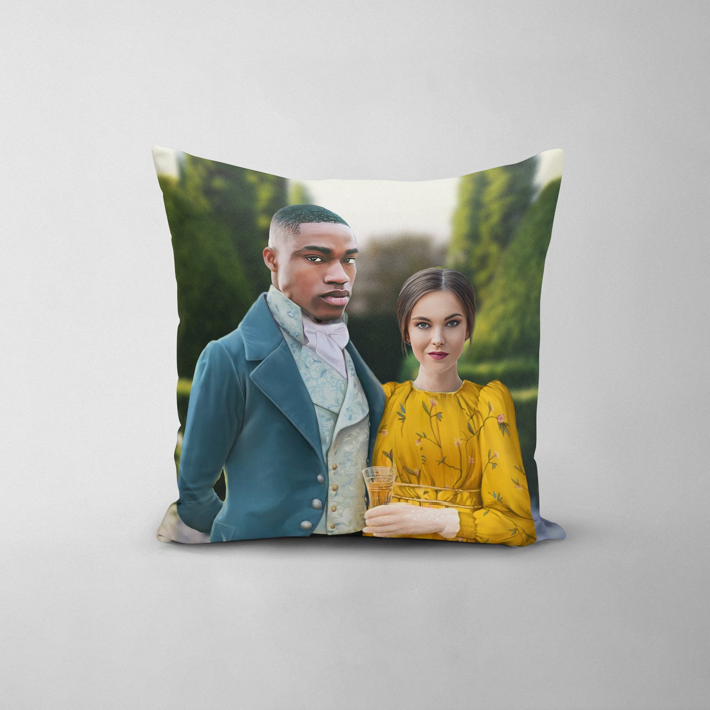 The Marina and Colin - Custom Throw Pillow