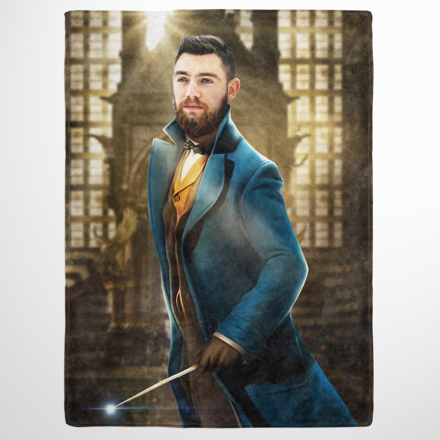 The Smart Wizard - Custom Fleece Blanket