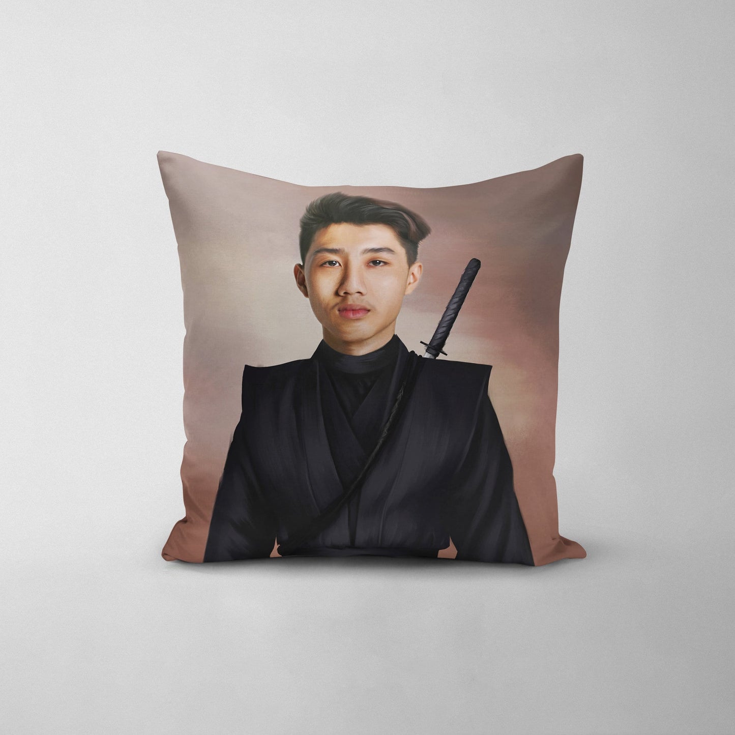The Ninja - Custom Throw Pillow