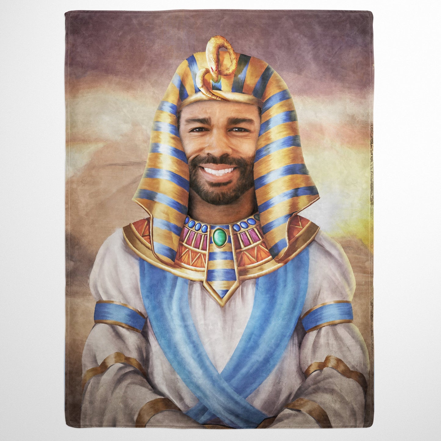 The Pharaoh - Custom Fleece Blanket