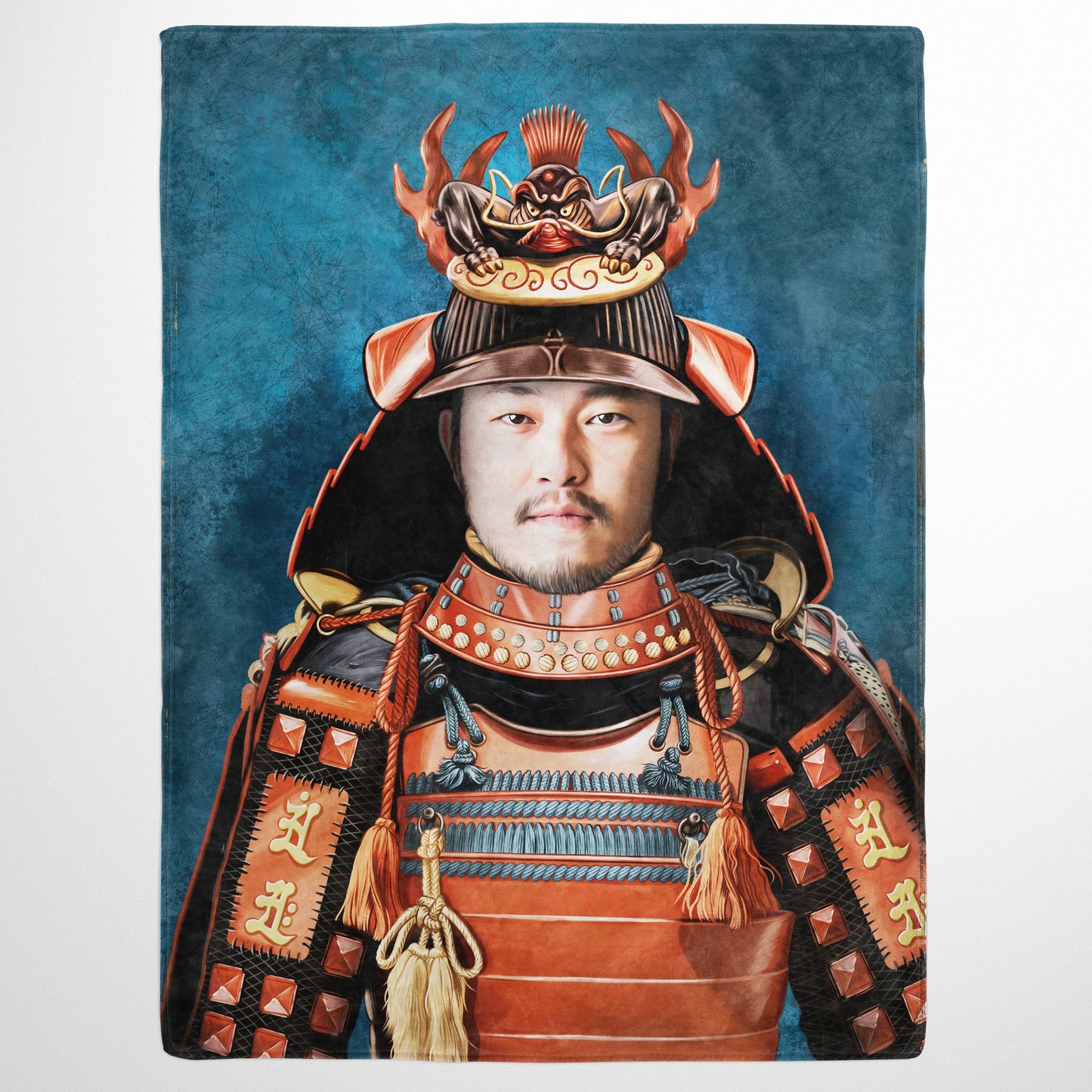 The Samurai - Custom Fleece Blanket