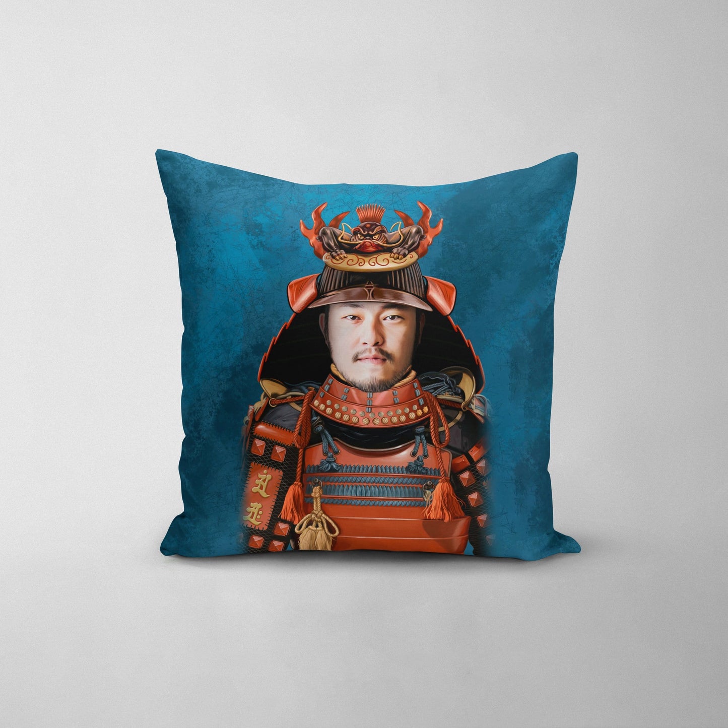 The Samurai - Custom Throw Pillow