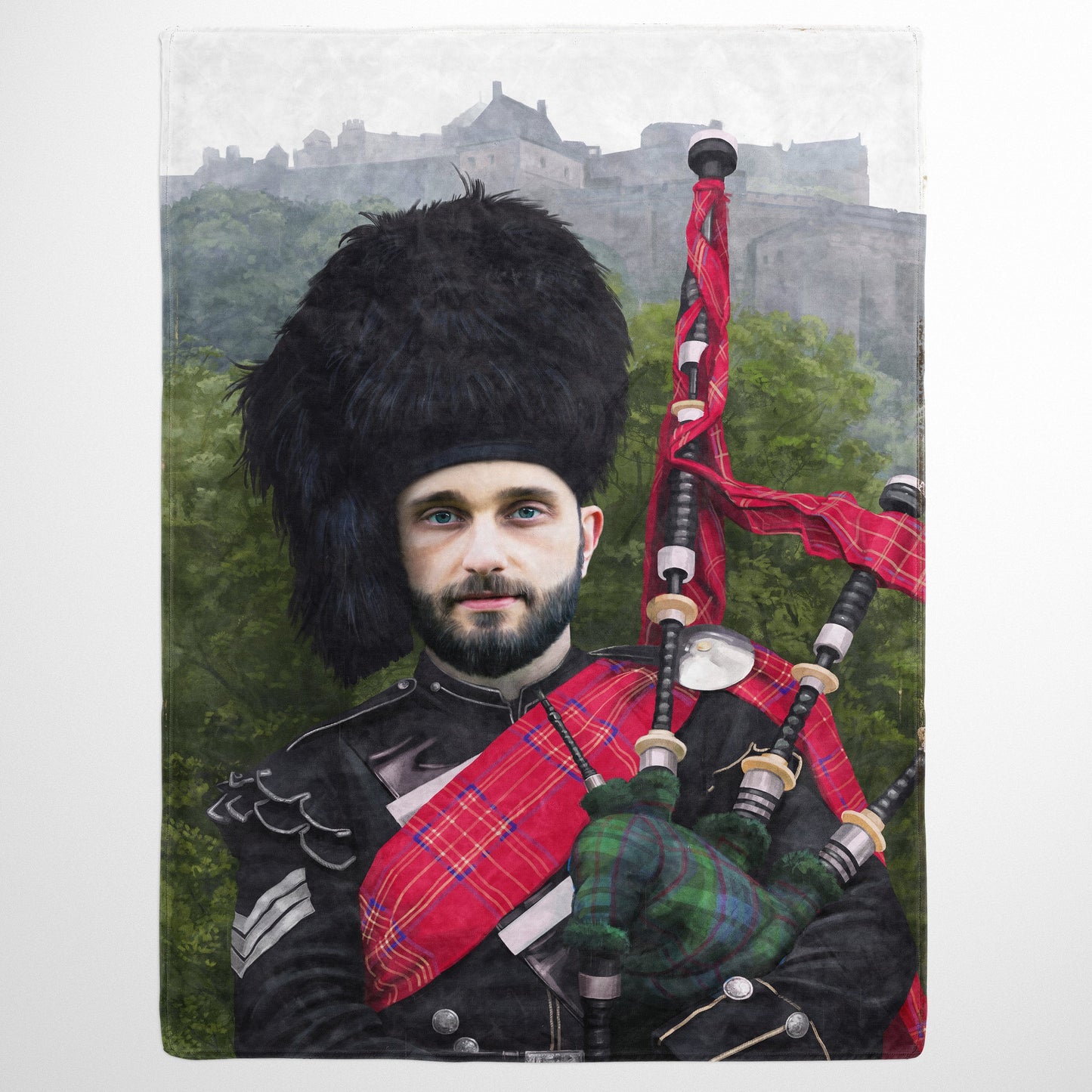The Scottish Guard - Custom Fleece Blanket