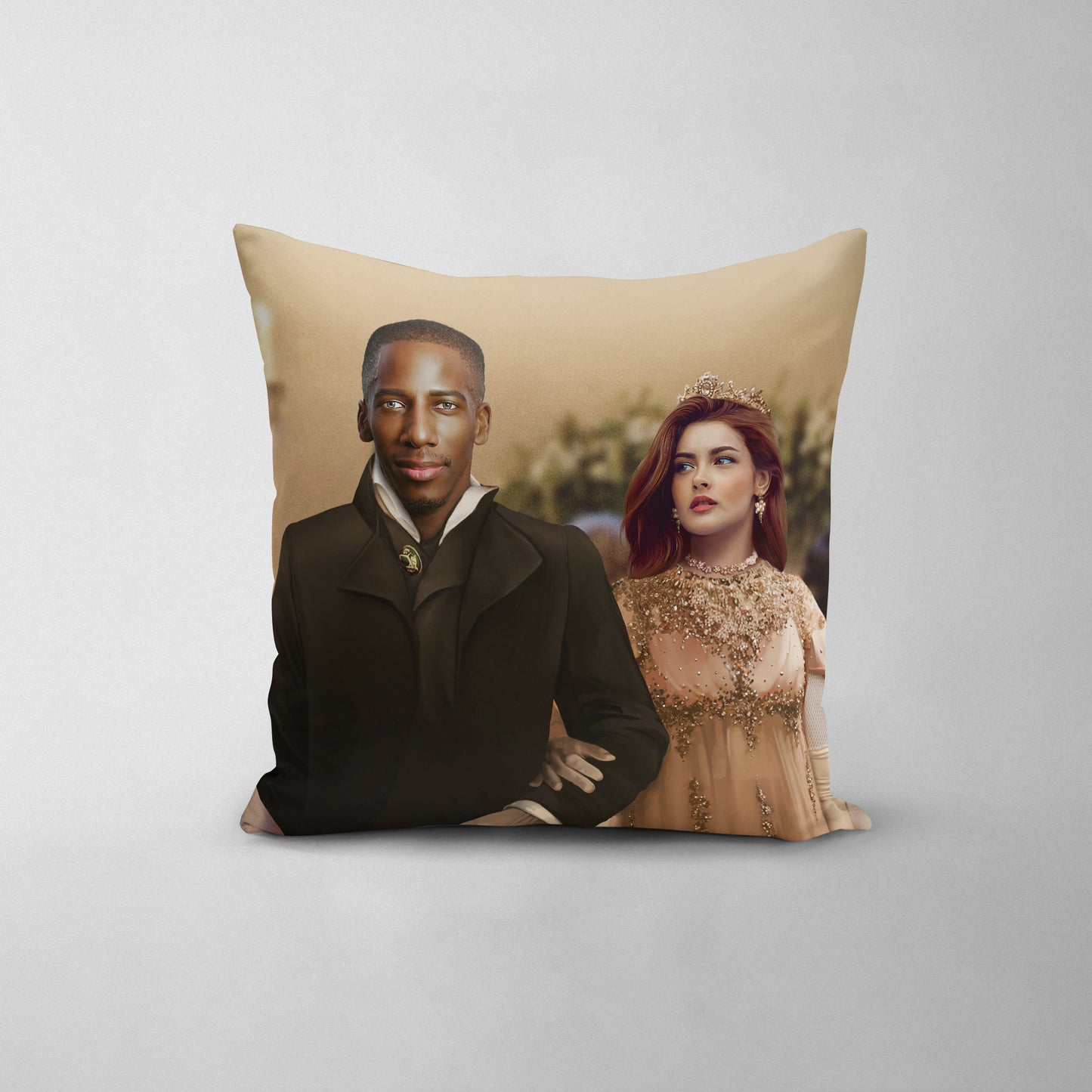 The Simon and Daphne - Custom Throw Pillow