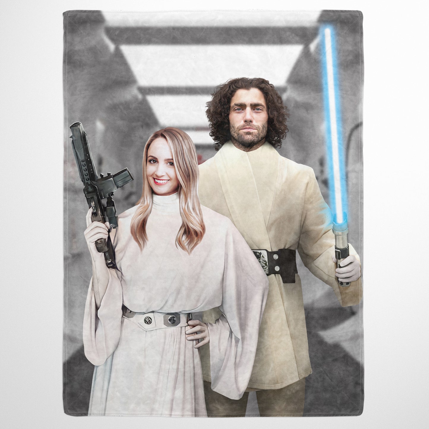 The Space Siblings - Custom Fleece Blanket
