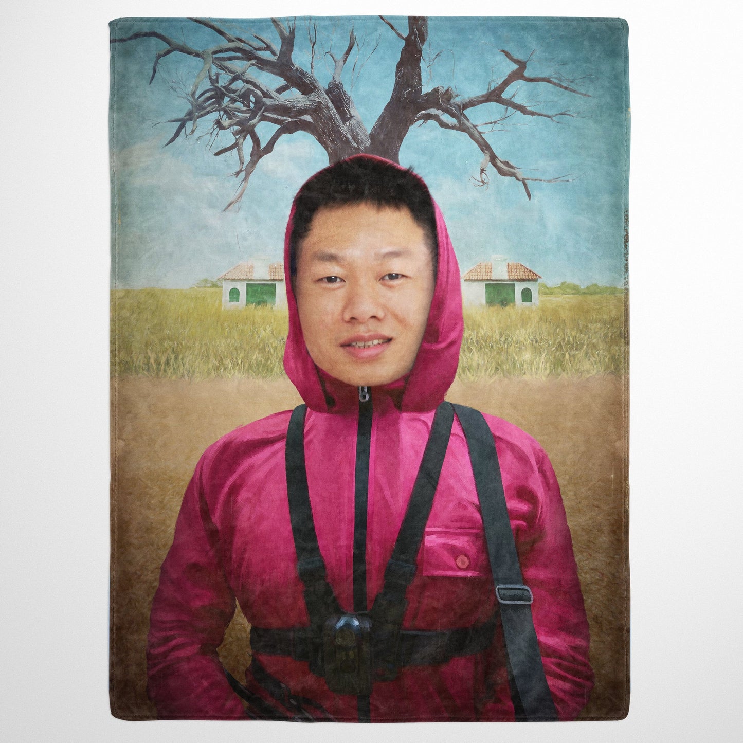 The Squid Guard - Custom Fleece Blanket