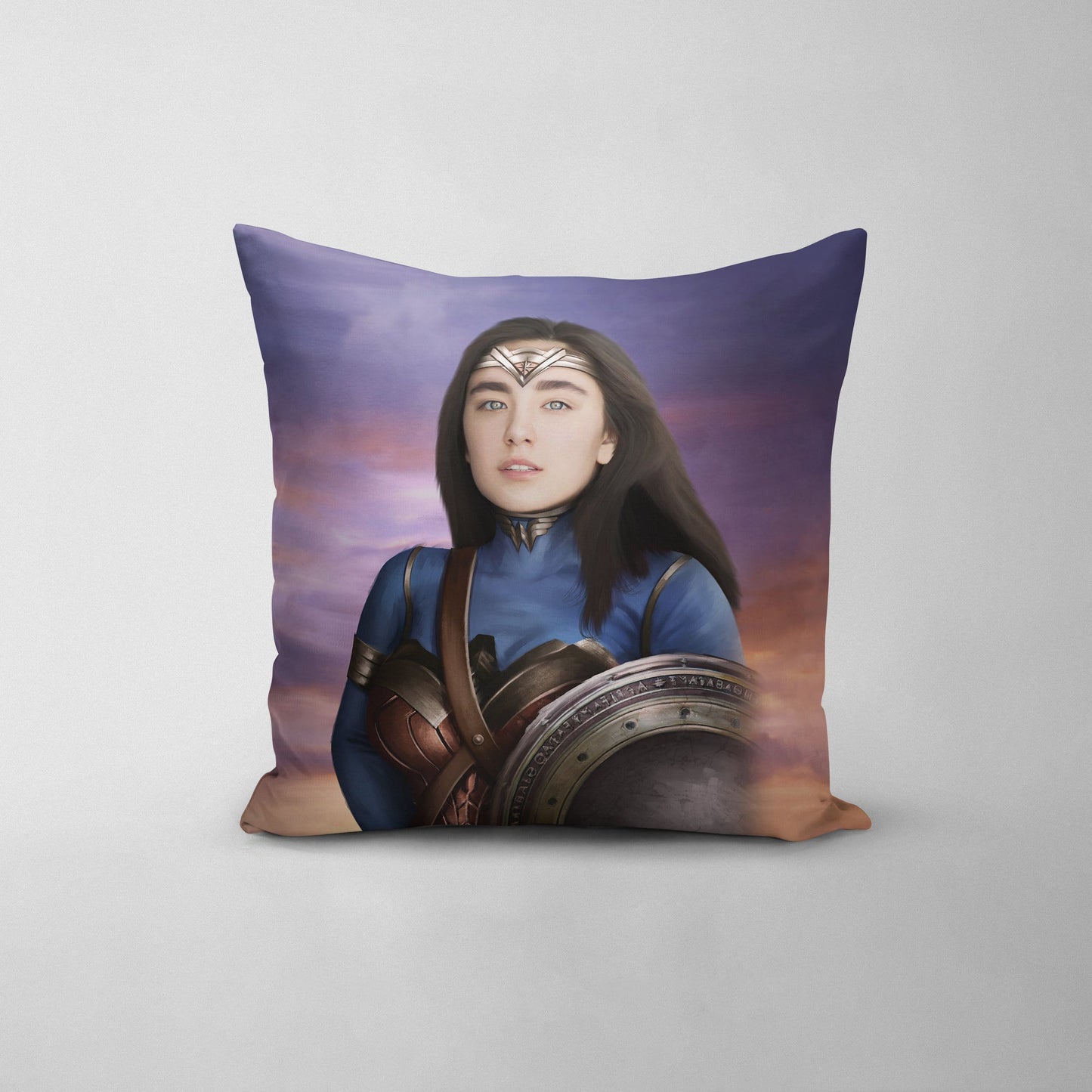 The Super Princess - Custom Throw Pillow