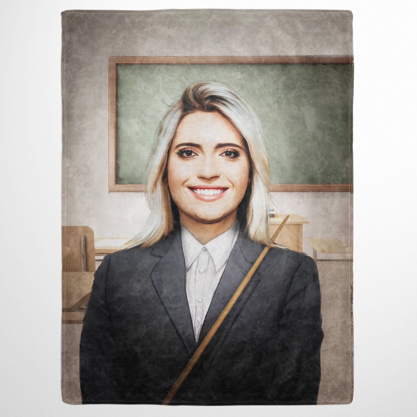 The Teacher - Custom Fleece Blanket