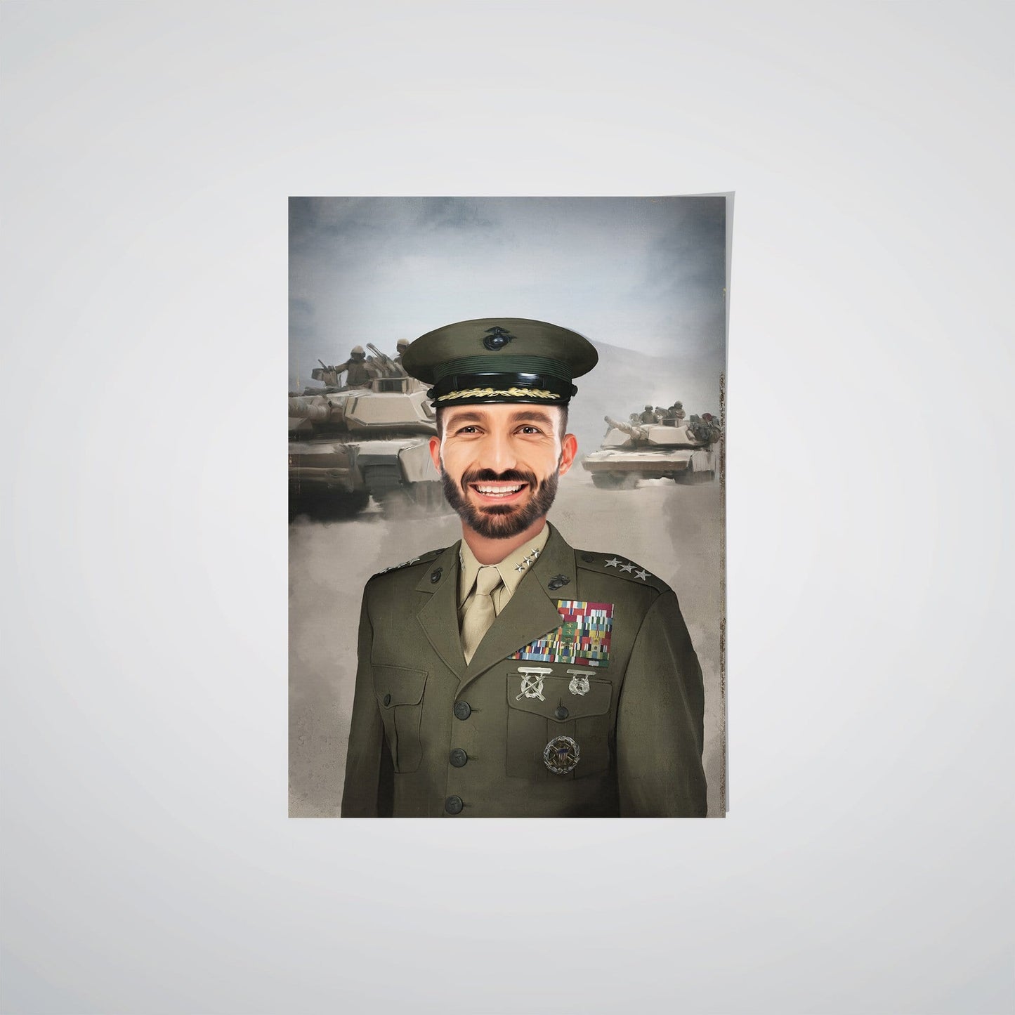 The US Military (Male) - Custom Poster