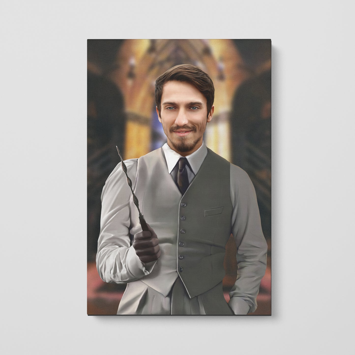 The Wise Wizard - Custom Canvas