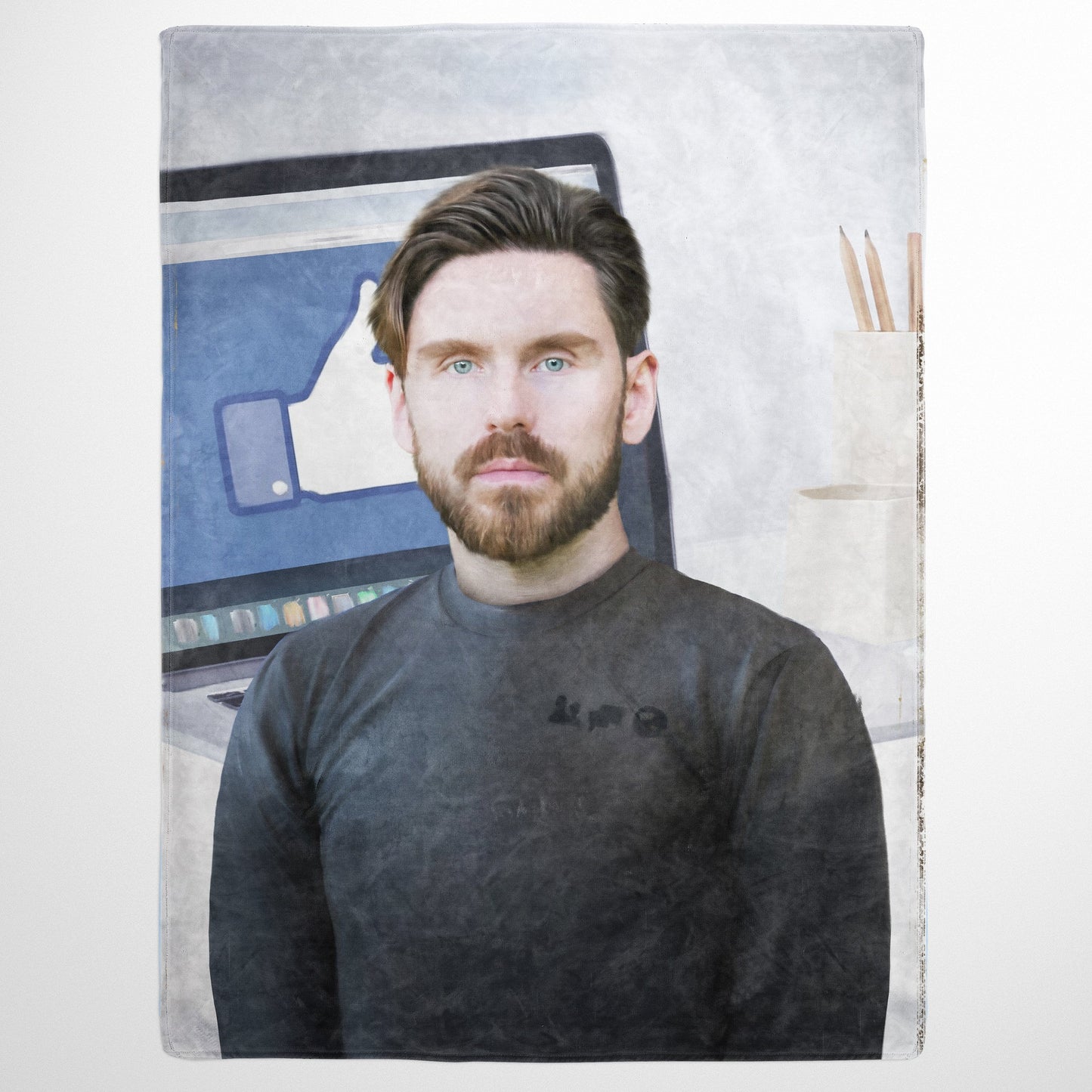The Zuck - Custom Fleece Blanket