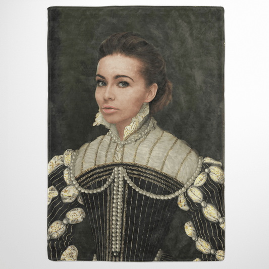 The Pearled Lady - Custom Fleece Blanket