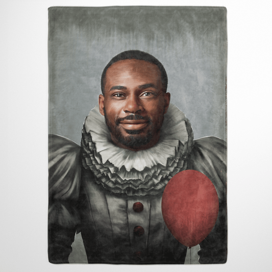 The Dancing Clown - Custom Fleece Blanket