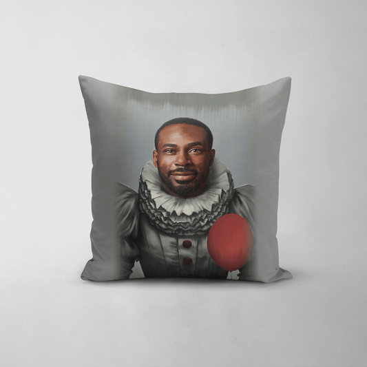 The Dancing Clown - Custom Throw Pillow